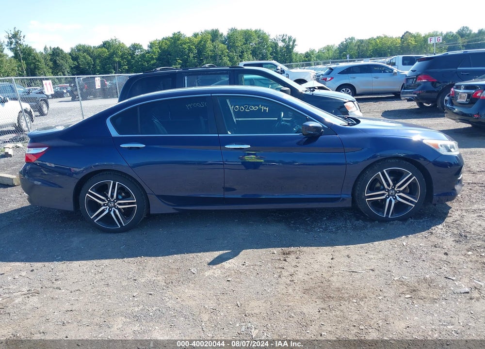 2017 HONDA ACCORD SPORT VIN: 1HGCR2F58HA297141