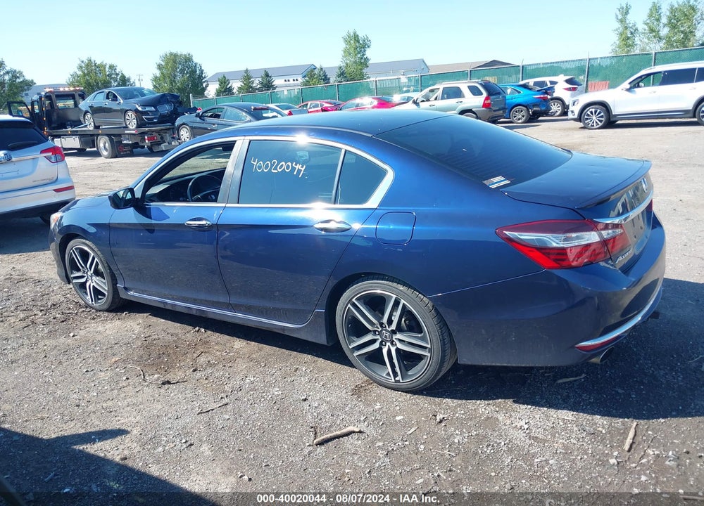 2017 HONDA ACCORD SPORT VIN: 1HGCR2F58HA297141