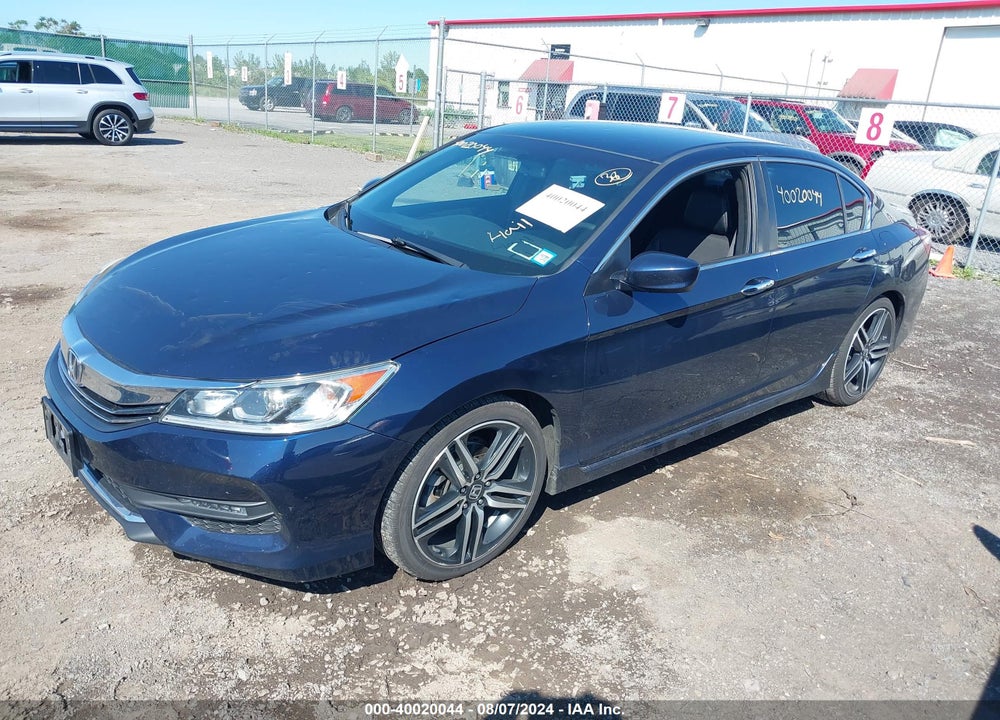 2017 HONDA ACCORD SPORT VIN: 1HGCR2F58HA297141