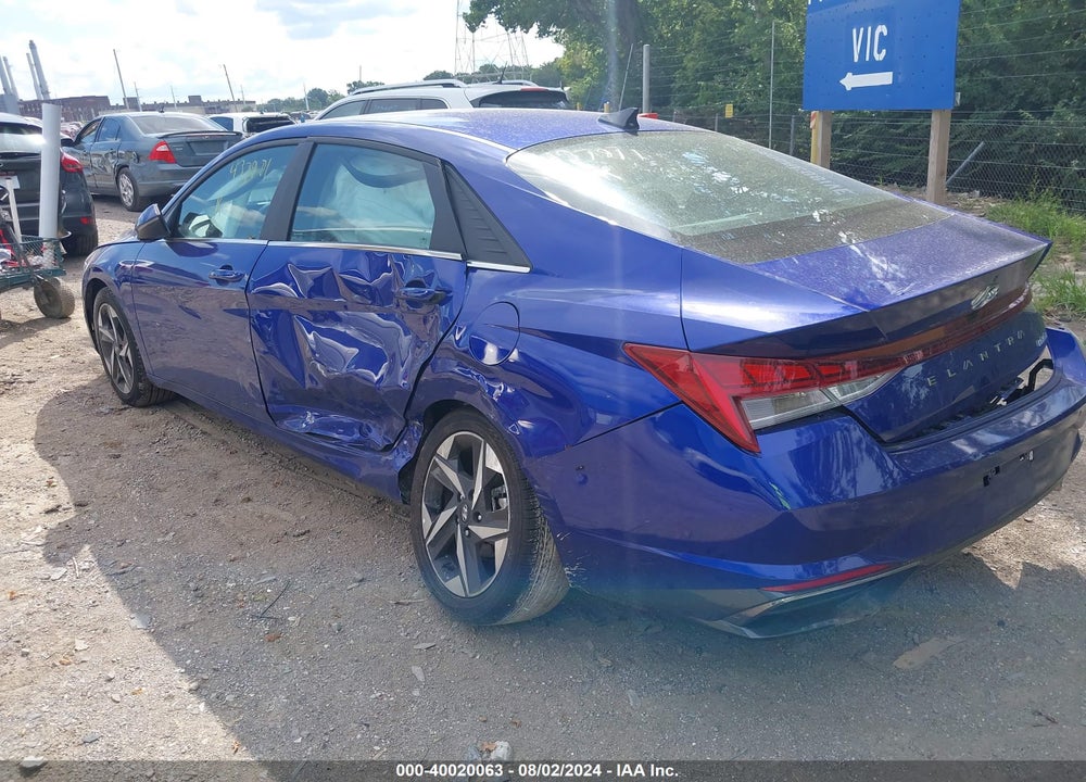 2023 HYUNDAI ELANTRA LIMITED VIN: KMHLP4AG3PU437971