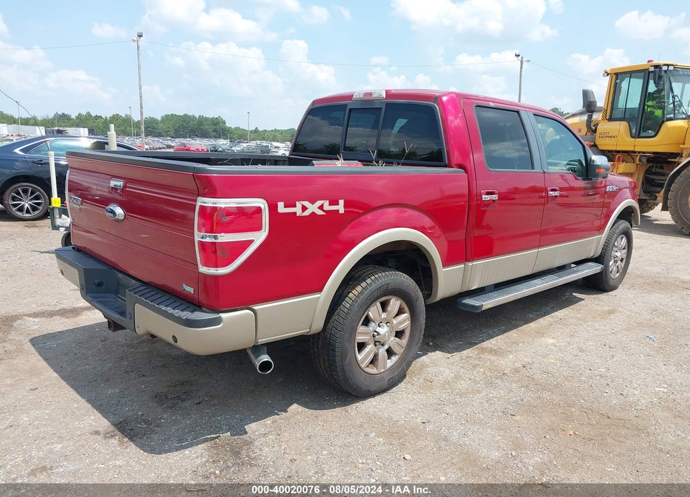2010 FORD F-150 FX4/HARLEY-DAVIDSON/KING RANCH/LARIAT/PLATINUM/XL/XLT VIN: 1FTFW1EV3AFA55205