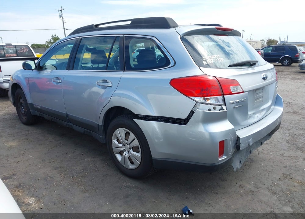 2013 SUBARU OUTBACK 2.5I VIN: 4S4BRBAC8D3270029