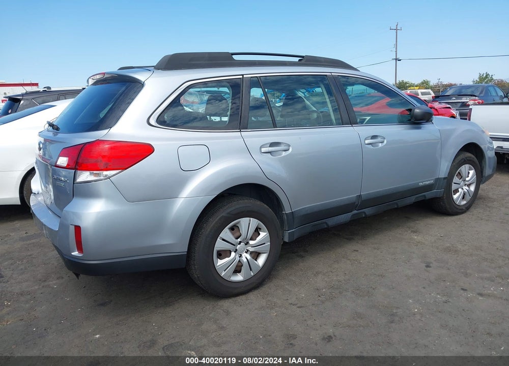 2013 SUBARU OUTBACK 2.5I VIN: 4S4BRBAC8D3270029