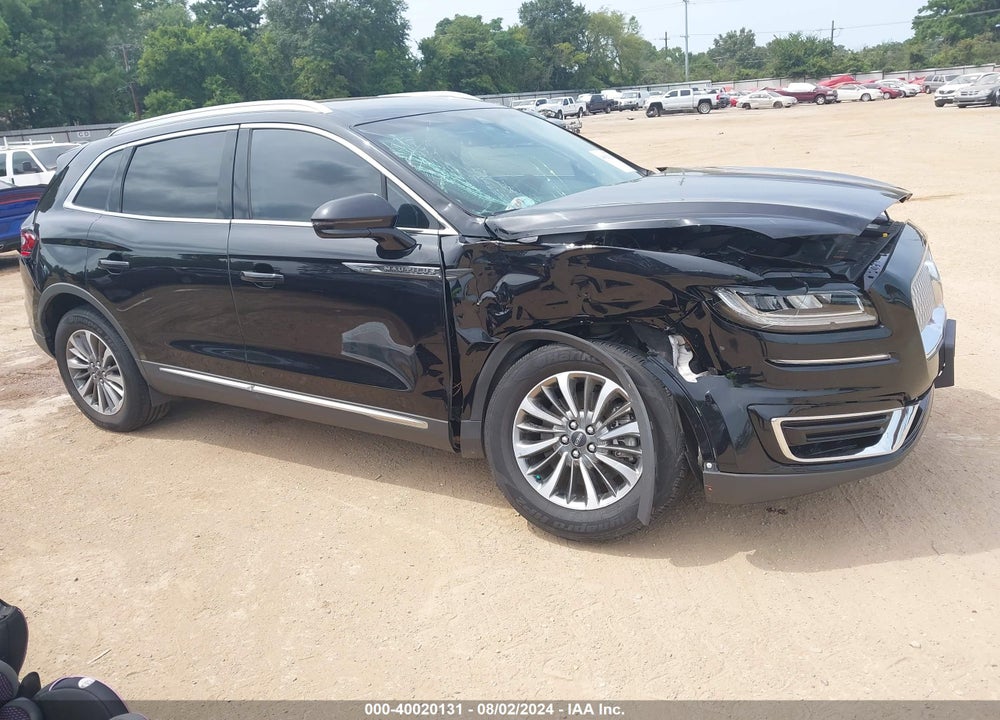 2019 LINCOLN NAUTILUS SELECT VIN: 2LMPJ6K91KBL20133