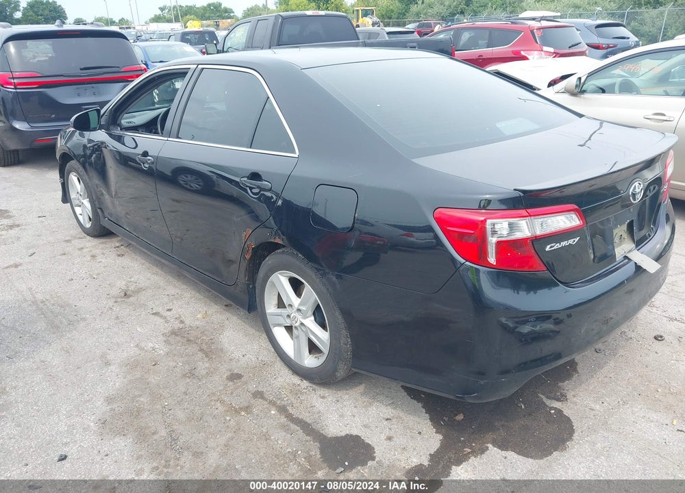 2012 TOYOTA CAMRY SE VIN: 4T1BF1FK5CU594602