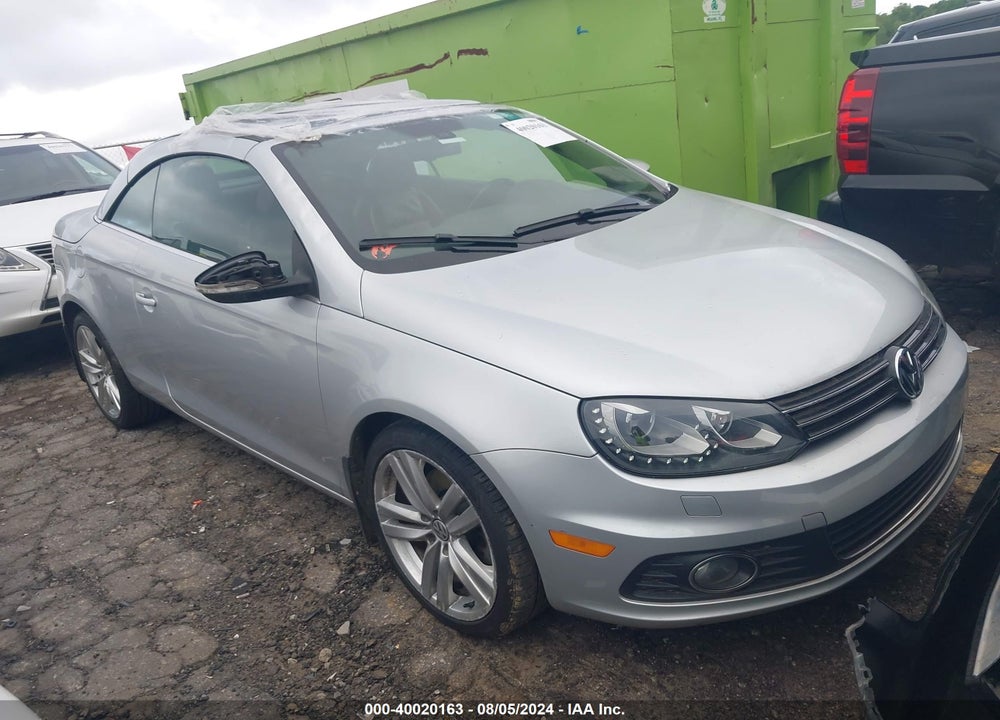 2012 VOLKSWAGEN EOS EXECUTIVE VIN: WVWFW7AH6CV010240