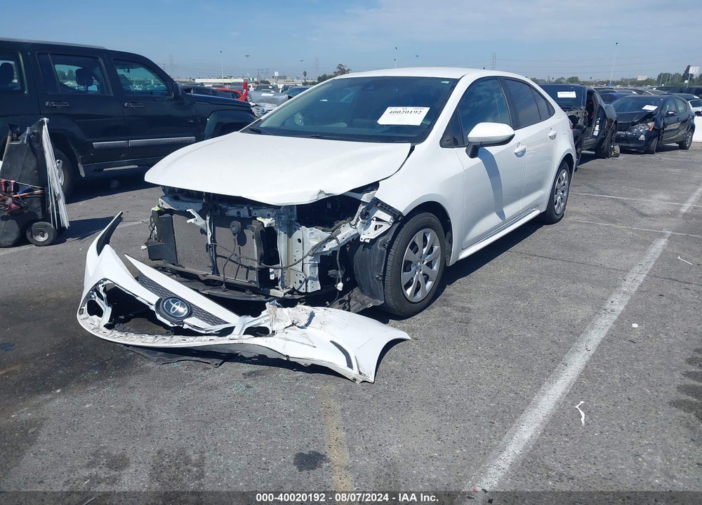 2020 TOYOTA COROLLA LE VIN: 5YFEPRAE2LP045631