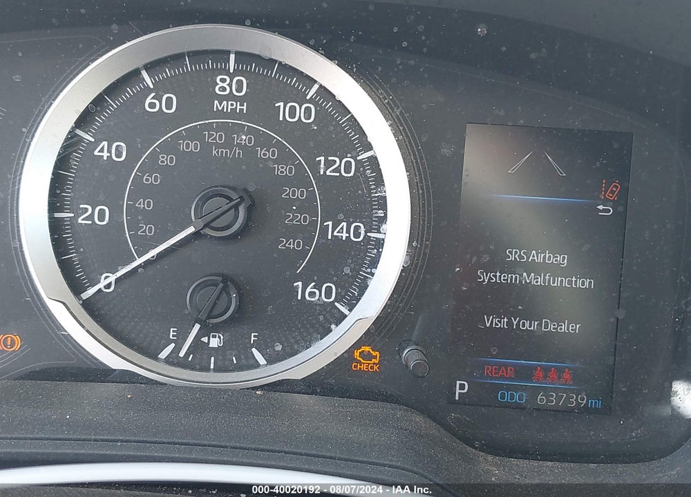2020 TOYOTA COROLLA LE VIN: 5YFEPRAE2LP045631