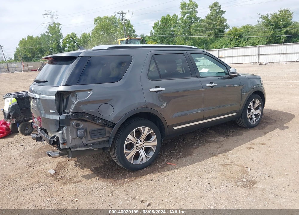 2018 FORD EXPLORER PLATINUM VIN: 1FM5K8HT0JGB98418