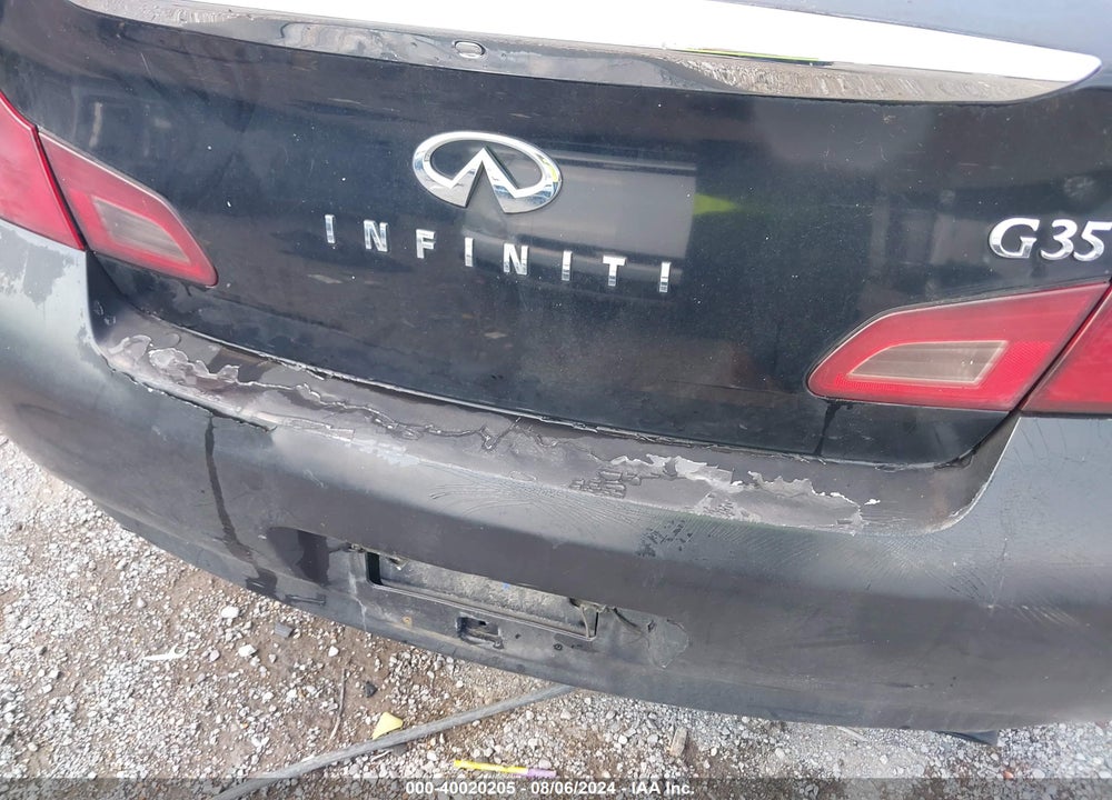 2007 INFINITI G35 JOURNEY VIN: JNKBV61E37M716948