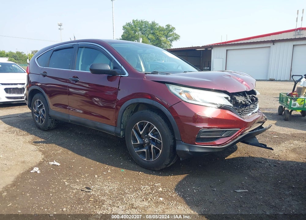 2016 HONDA CR-V SE VIN: 5J6RM4H47GL099428