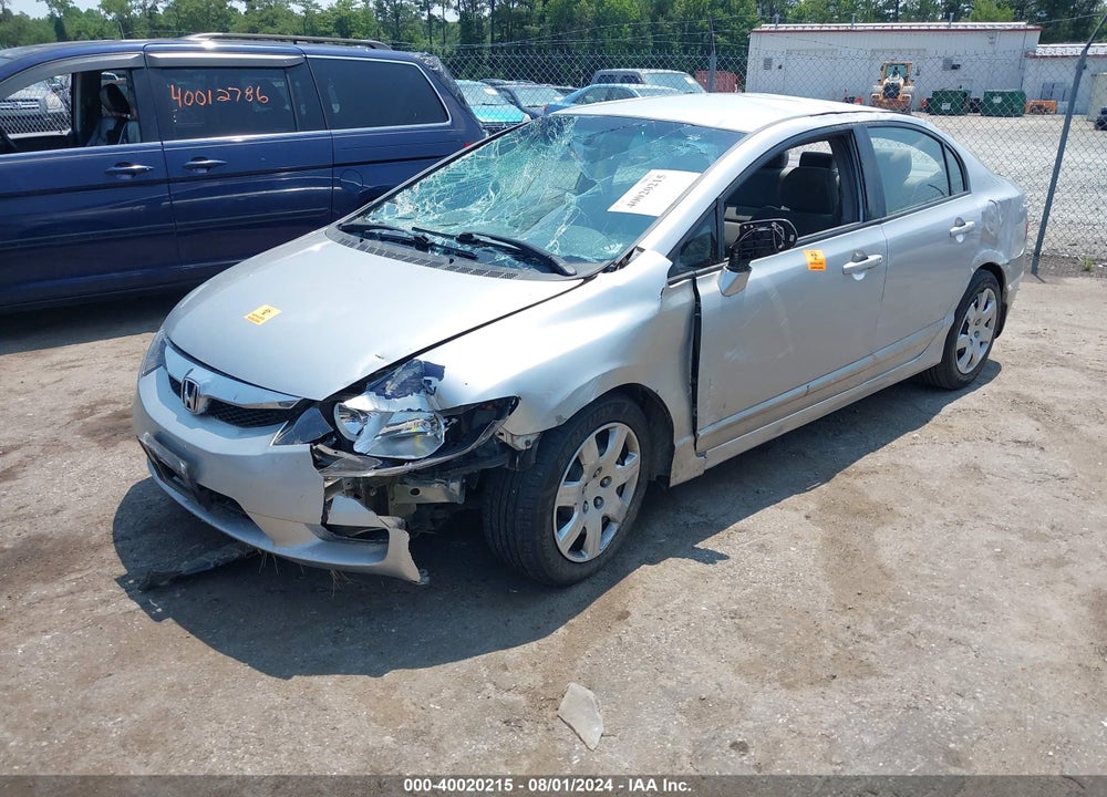 2010 HONDA CIVIC LX VIN: 2HGFA1F56AH319630