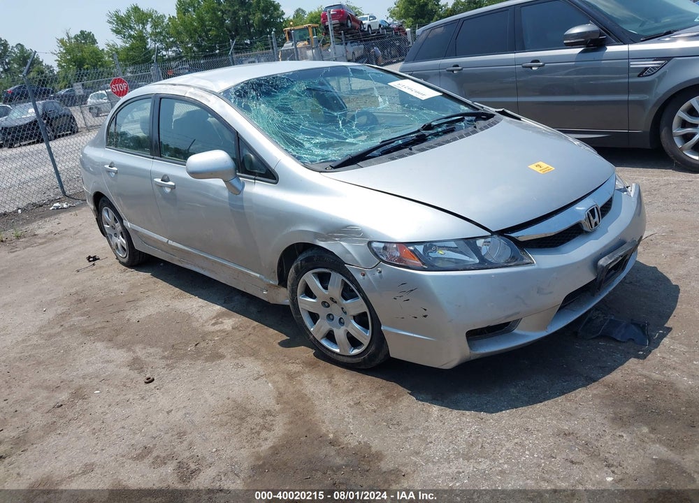 2010 HONDA CIVIC LX VIN: 2HGFA1F56AH319630