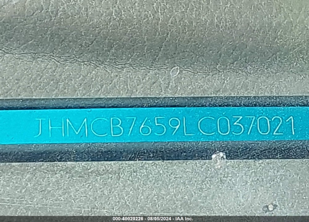 1990 HONDA ACCORD LX/EX VIN: JHMCB7659LC037021