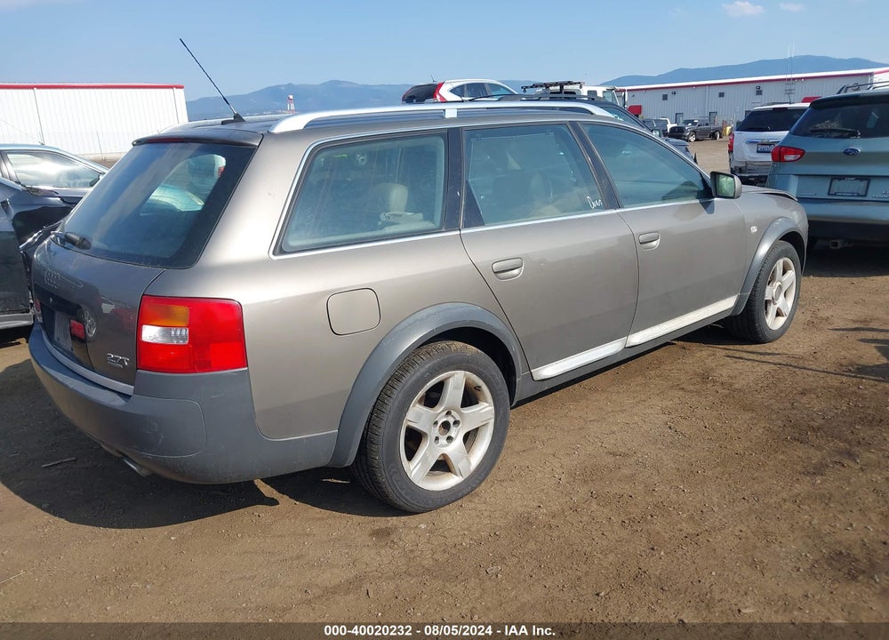 2003 AUDI ALLROAD 2.7T VIN: WA1YD54B63N084309