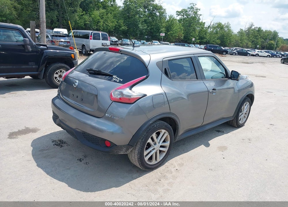 2016 NISSAN JUKE SV VIN: JN8AF5MV4GT650291