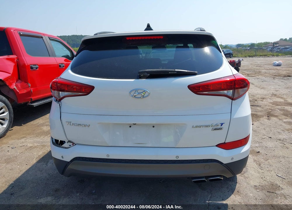 2016 HYUNDAI TUCSON LIMITED VIN: KM8J3CA26GU091240