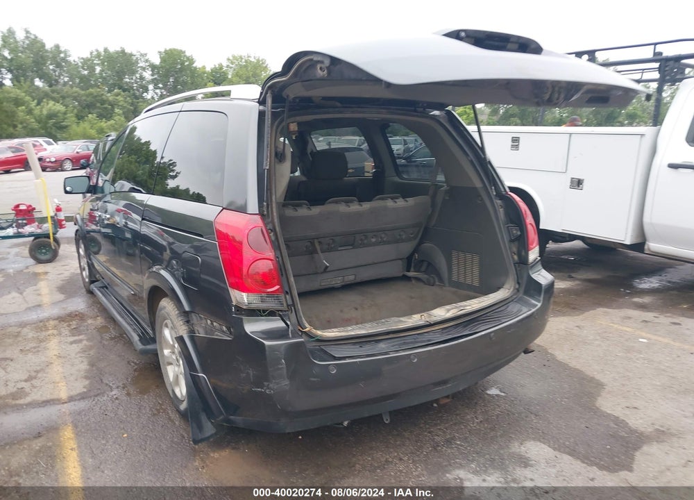 2008 NISSAN QUEST 3.5 SL VIN: 5N1BV28U78N110650