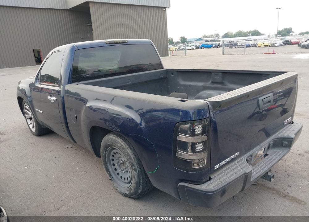 2009 GMC SIERRA 1500 WORK TRUCK VIN: 1GTEC14C09Z190575