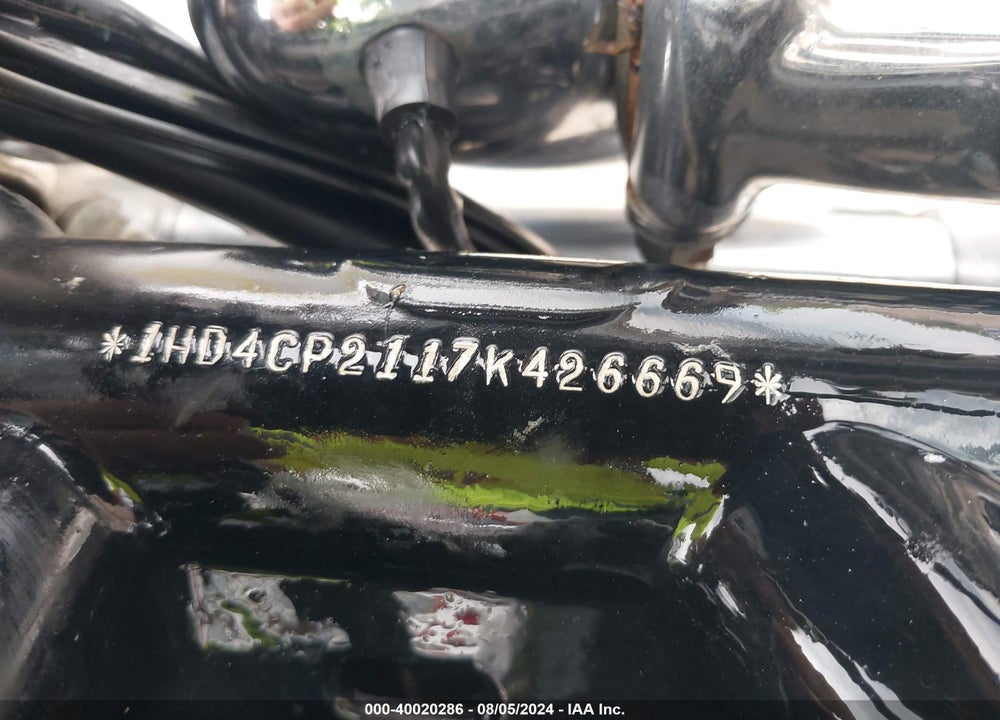 2007 HARLEY-DAVIDSON XL883 C VIN: 1HD4CP2117K426669