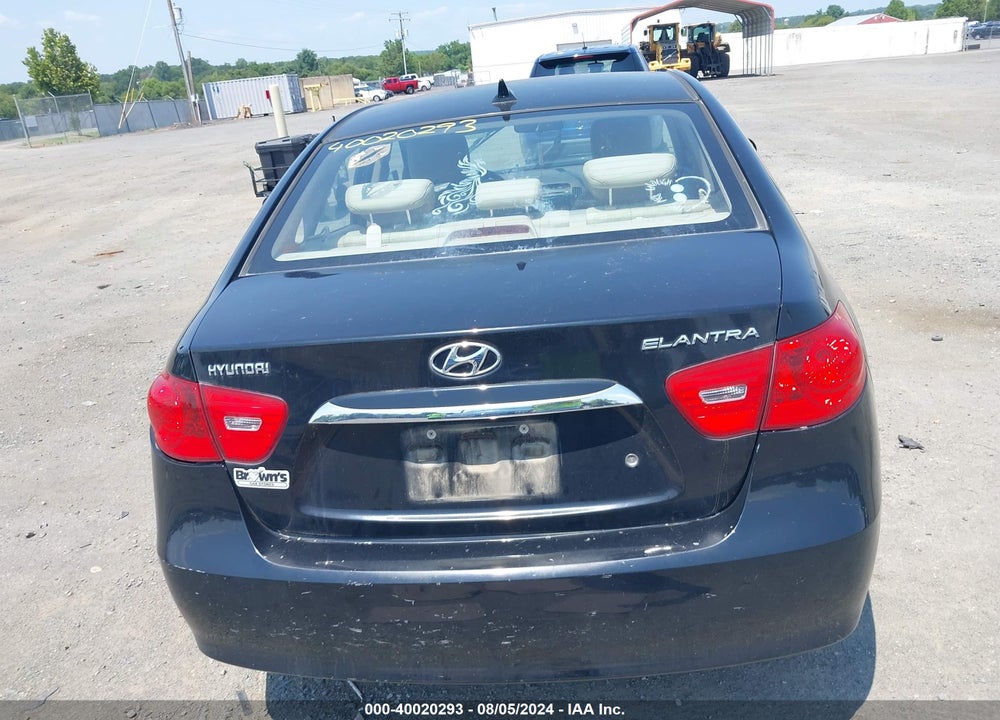 2010 HYUNDAI ELANTRA GLS VIN: KMHDU4AD2AU196334
