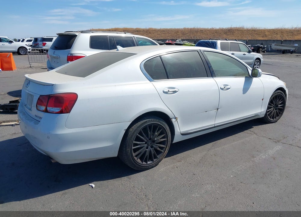 2008 LEXUS GS 350 VIN: JTHBE96S980036500