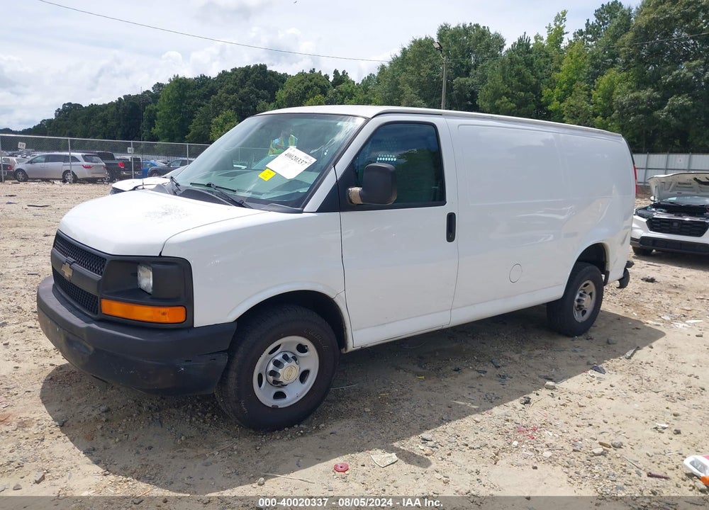 2013 CHEVROLET EXPRESS 2500 WORK VAN VIN: 1GCWGFCA8D1153562