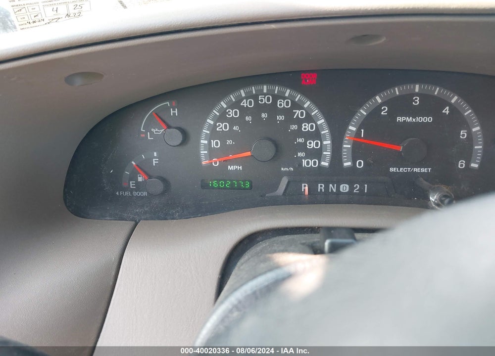 2000 FORD F-150 LARIAT/WORK SERIES/XL/XLT VIN: 1FTRX18L9YNB91892