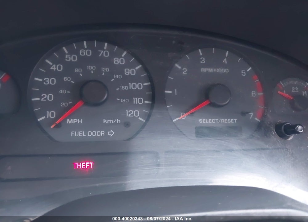 2001 FORD MUSTANG VIN: 1FAFP44471F113622