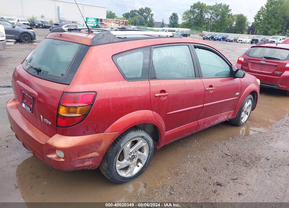 2004 PONTIAC VIBE VIN: 5Y2SL628X4Z463027