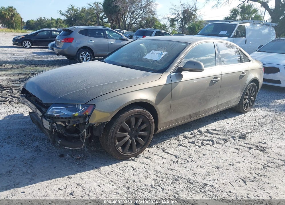 2009 AUDI A4 2.0T PREMIUM VIN: WAUSF78K89N048929