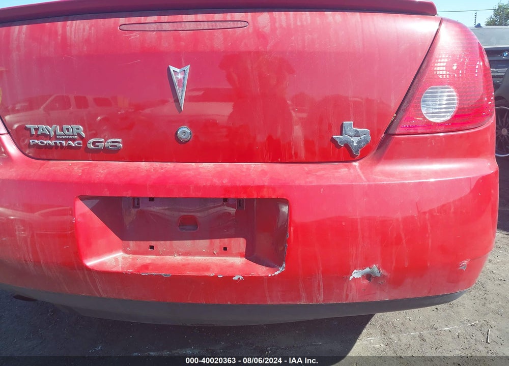 2006 PONTIAC G6 VIN: 1G2ZF55B964191386