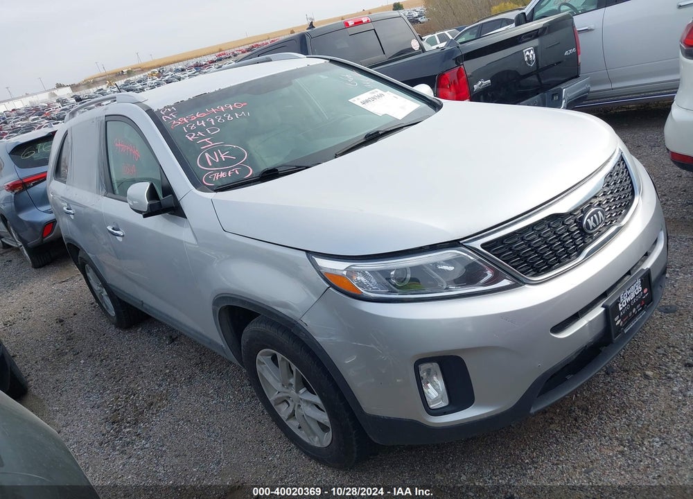 2014 KIA SORENTO LX VIN: 5XYKT4A61EG491481