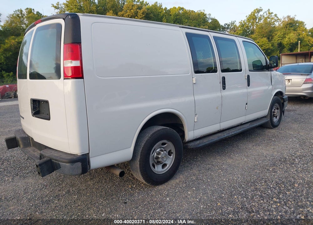 2020 CHEVROLET EXPRESS CARGO RWD 2500 REGULAR WHEELBASE WT VIN: 1GCWGAFG6L1166957