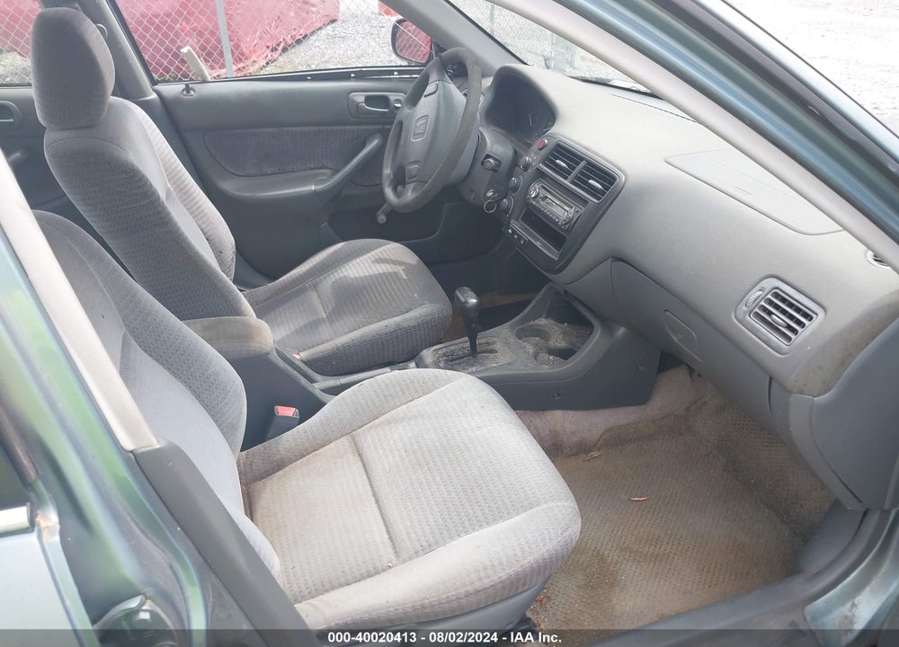 2000 HONDA CIVIC VALUE PACKAGE VIN: 2HGEJ6618YH501331