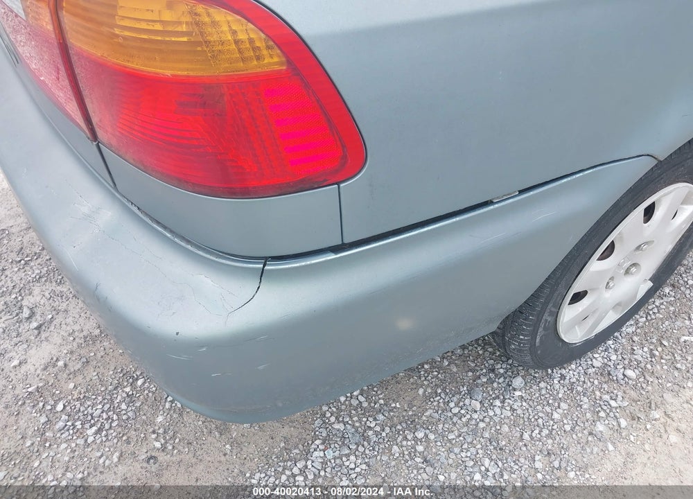 2000 HONDA CIVIC VALUE PACKAGE VIN: 2HGEJ6618YH501331