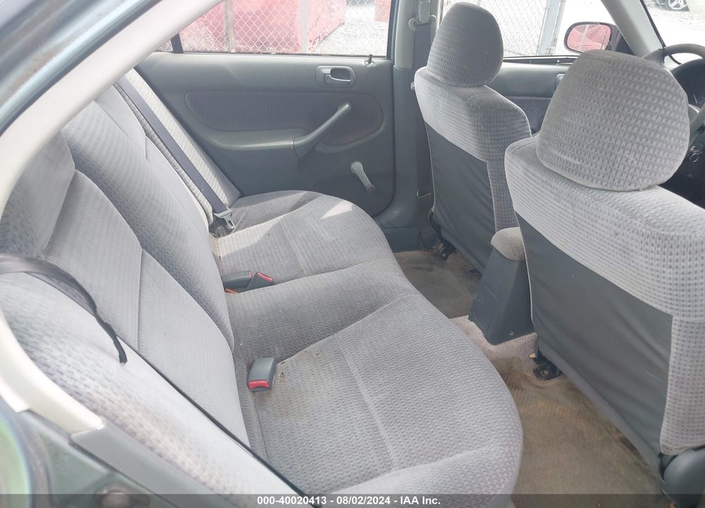 2000 HONDA CIVIC VALUE PACKAGE VIN: 2HGEJ6618YH501331