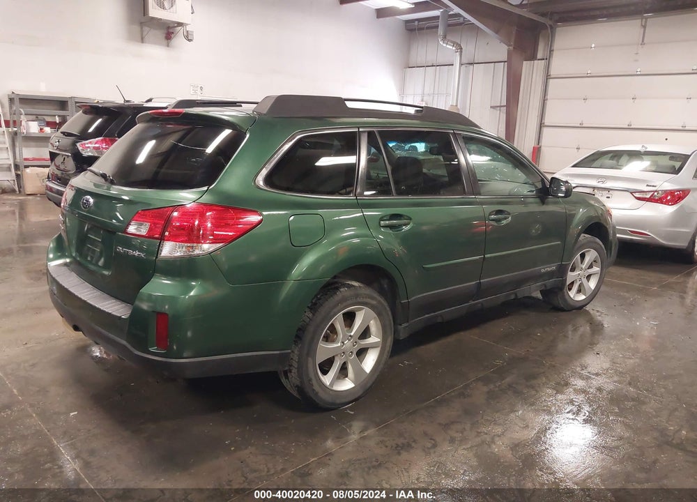 2013 SUBARU OUTBACK 2.5I PREMIUM VIN: 4S4BRCCC4D3210252