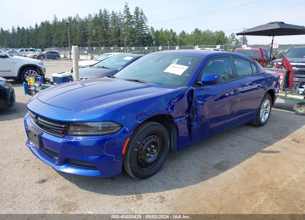 2022 DODGE CHARGER SXT RWD VIN: 2C3CDXBG0NH208276