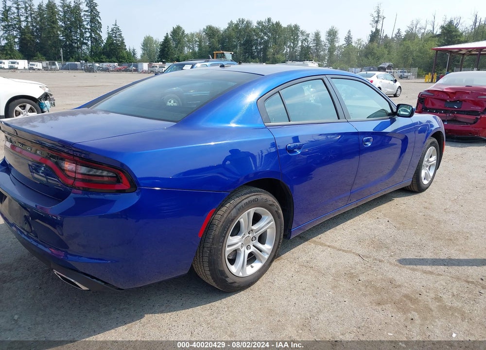 2022 DODGE CHARGER SXT RWD VIN: 2C3CDXBG0NH208276