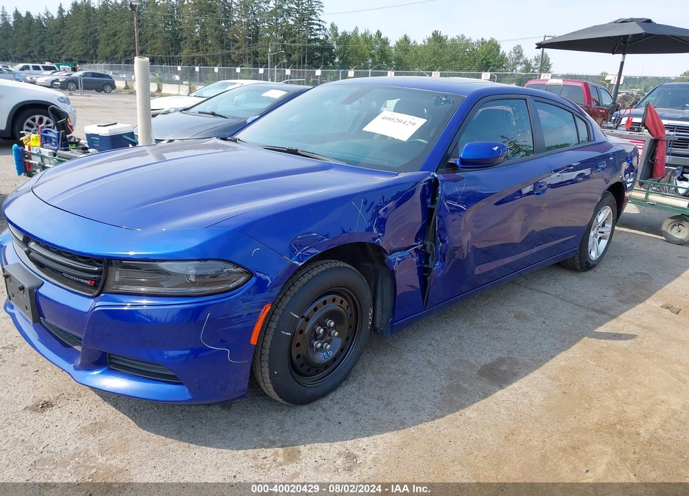 2022 DODGE CHARGER SXT RWD VIN: 2C3CDXBG0NH208276