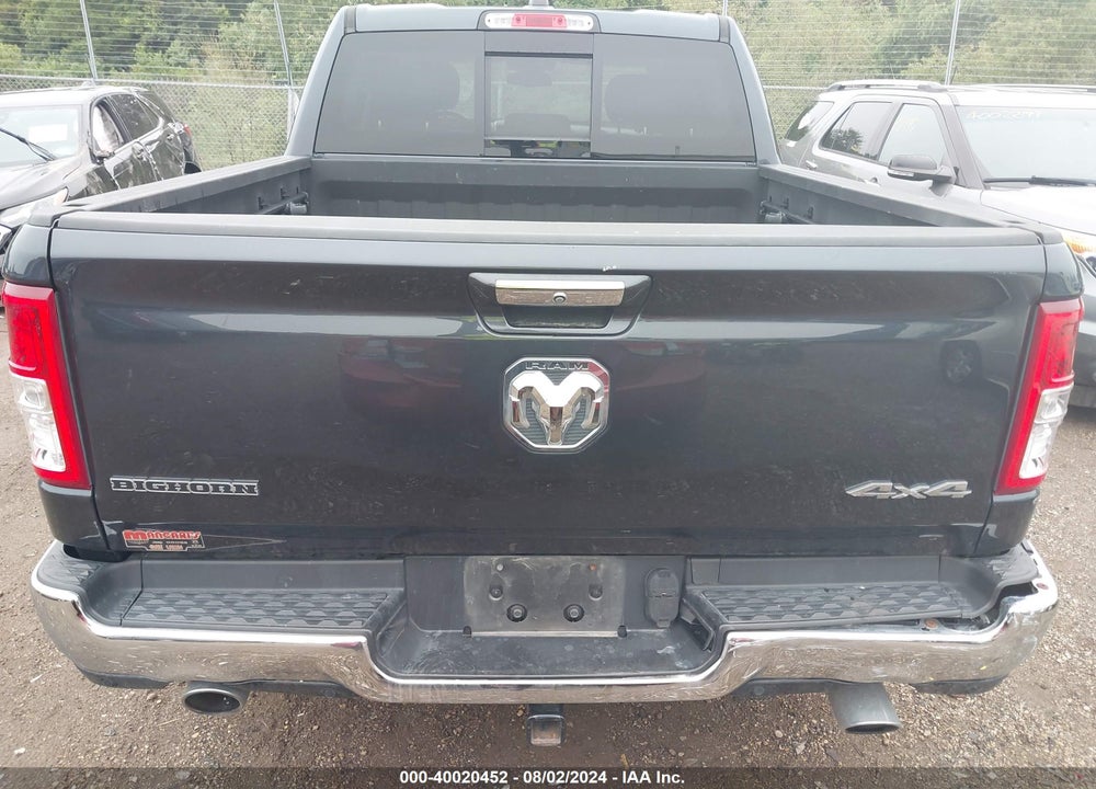 2019 RAM 1500 BIG HORN/LONE STAR 4X4 5'7 BOX VIN: 1C6SRFFT1KN636541