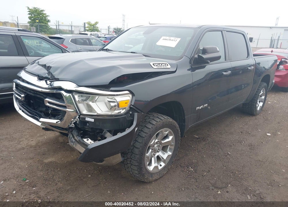 2019 RAM 1500 BIG HORN/LONE STAR 4X4 5'7 BOX VIN: 1C6SRFFT1KN636541