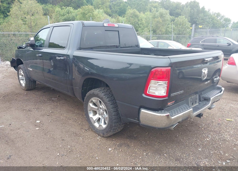 2019 RAM 1500 BIG HORN/LONE STAR 4X4 5'7 BOX VIN: 1C6SRFFT1KN636541