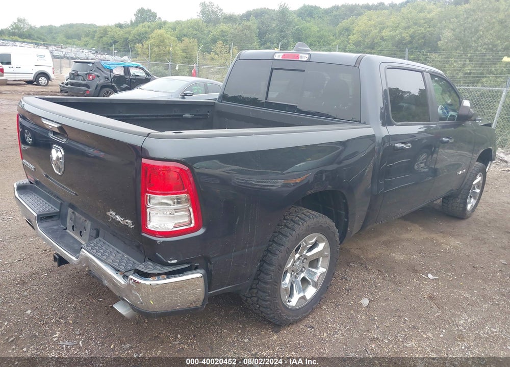 2019 RAM 1500 BIG HORN/LONE STAR 4X4 5'7 BOX VIN: 1C6SRFFT1KN636541