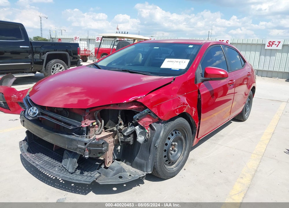 2015 TOYOTA COROLLA LE VIN: 5YFBURHE3FP327363