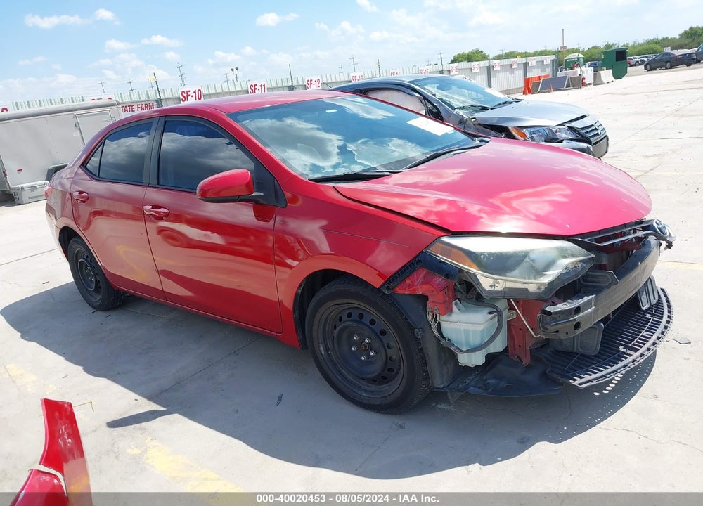 2015 TOYOTA COROLLA LE VIN: 5YFBURHE3FP327363