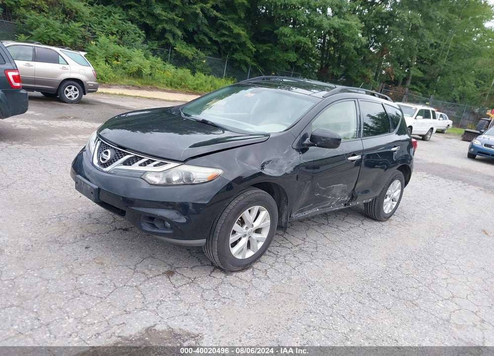 2013 NISSAN MURANO SL VIN: JN8AZ1MW4DW323005