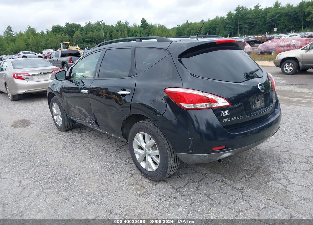 2013 NISSAN MURANO SL VIN: JN8AZ1MW4DW323005
