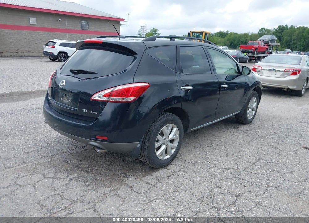 2013 NISSAN MURANO SL VIN: JN8AZ1MW4DW323005